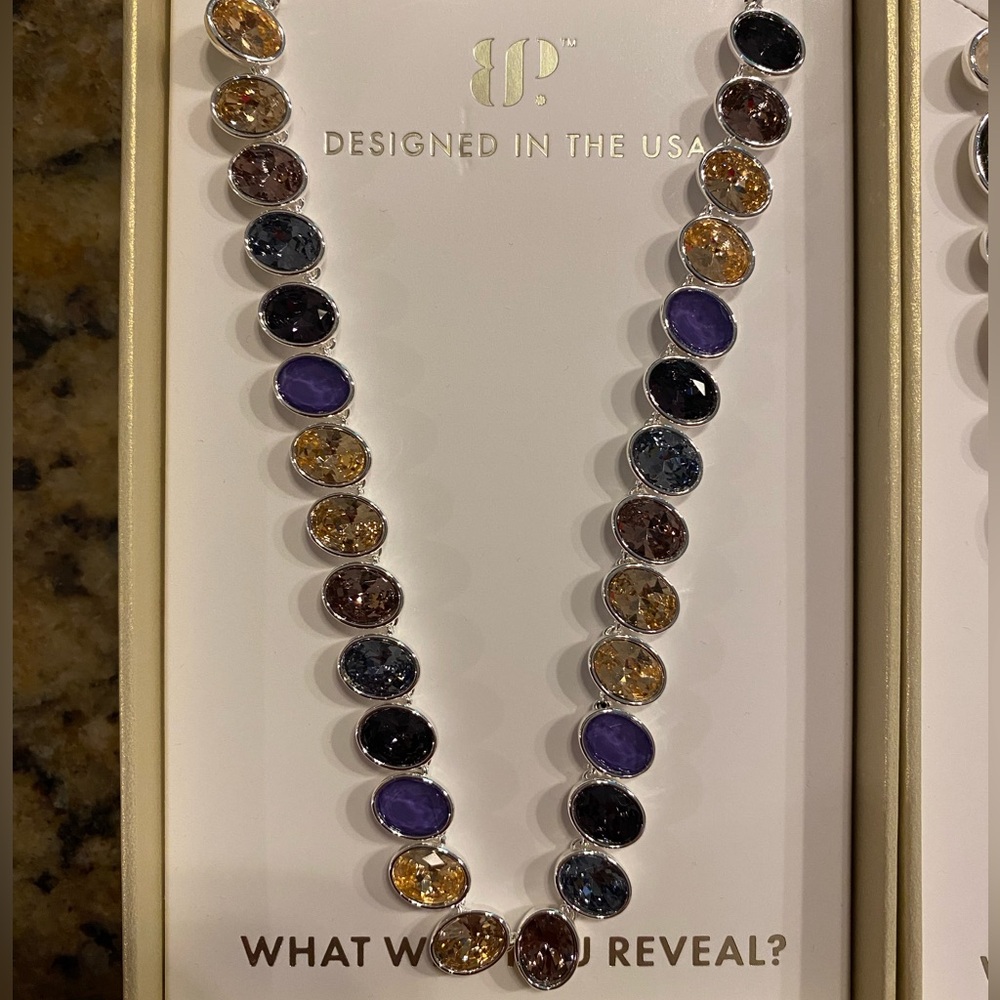 Bomb Party Holiday Jewel Candy Necklace-NK12694